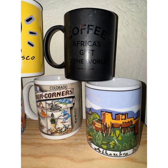 Set Of 5 City & Landmark Coffee Mugs - Picture 2 of 5